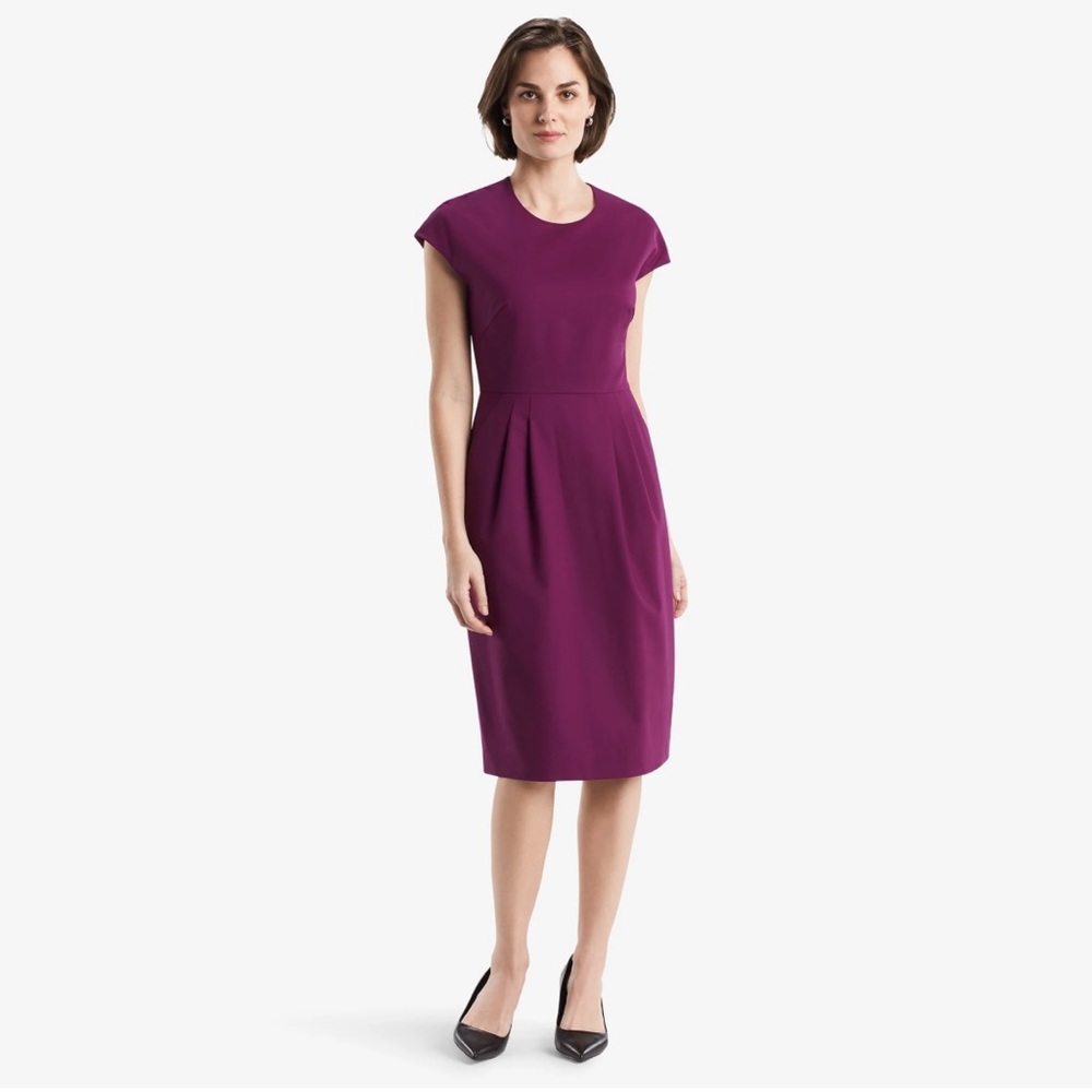 M.M. Lafleur Masha Dress in Deep Plum